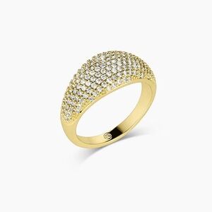 Gorjana New 18k Gold Plated Brass Nova Shimmer Ring